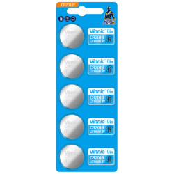 Buttoncell Lithium Vinnic CR2016 3V Τεμ. 5 50349