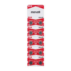 Buttoncell Maxell LR1130 AG10 LR54 389 390 Τεμ. 10 με Διάτρητη Συσκευασία 51515