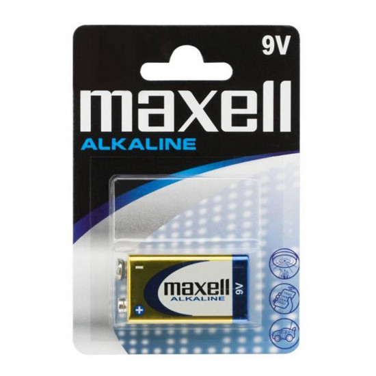 Μπαταρία Power Alkaline Maxell 6LR61 size 9V Τεμ. 1 22020
