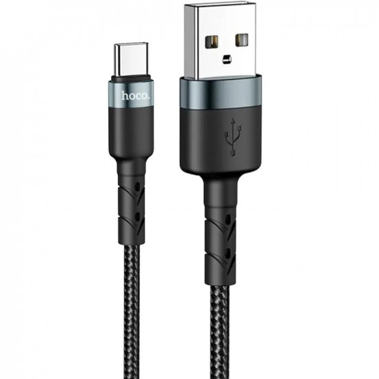 Καλώδιο Hoco SU99 USB σε USB-C Braided Μαύρο 1m 51371