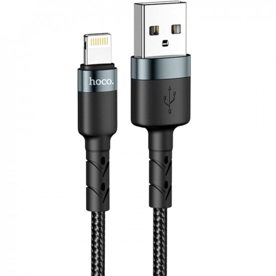 Καλώδιο Hoco SU99 Plus USB σε Lightning Braided Μαύρο 2m 51374