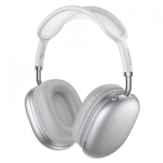 Wireless Hands Free Borofone BO36 Tone TWS v6 300mAh 30 Ώρες Ομιλίας USB-C Ασημί 51373