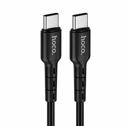Καλώδιο Hoco DU01 Novel USB-C σε USB-C Fast Charging 60W 3A Μαύρο 1m 51420
