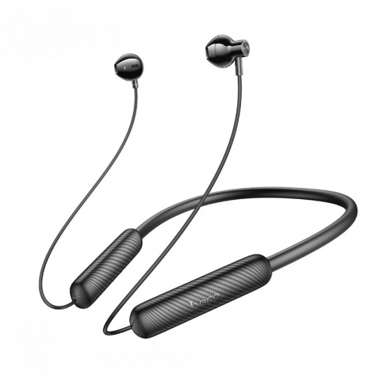 Bluetooth Hands Free Hoco DM50 Neckband Lightweight v5.3 με Μεγάλη Διάρκεια Μπαταρίας 500mAh 80 Ώρες Αναπαραγωγής Μαύρα 51409