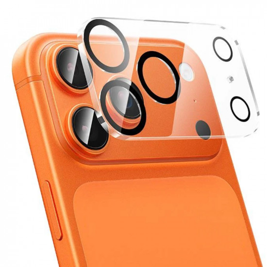 Προστασία Κάμερας Hoco G13 3D Night Shooting Circle Lens Glass για Apple iPhone 17 Pro Max 5G Μαύρο 25 Τεμ. 51450