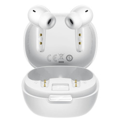Wireless Hands Free Hoco EQ100 Intelligent TWS ANC Dual Mic v6.0 500mAh 10  Ώρες Λειτουργίας και AI Μετάφραση σε 134 Γλώσσες με Βάση Κινητού Λευκά 51179