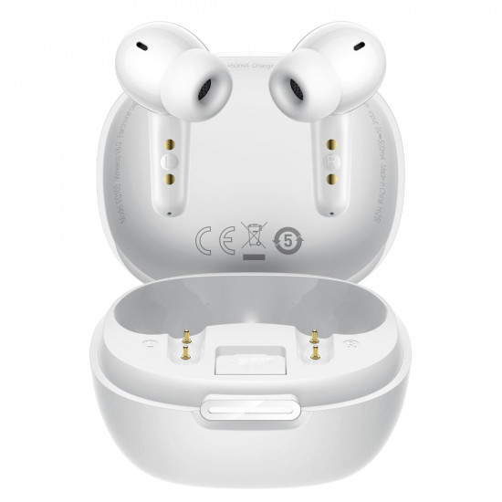 Wireless Hands Free Hoco EQ100 Intelligent TWS ANC Dual Mic v6.0 500mAh 10  Ώρες Λειτουργίας και AI Μετάφραση σε 134 Γλώσσες με Βάση Κινητού Λευκά 51179