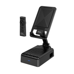 Φορητό Ηχείο/ Βάση Κινητού Wireless Hoco HC45 Wave BT 6.0 1000mAh 3W με Χειριστήριο εως και 5 Ώρες Χρήσης Μαύρο 51118