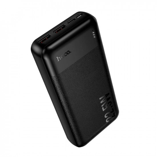 Power Bank Hoco J159A Essence 20000mAh 2xUSB-A 22.5W 1xUSB-C PD20W 1xMicroUSB 18W Digital LED Ένδειξη Μπαταρίας Μαύρο 51105