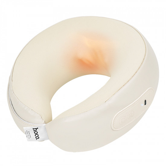 Μαξιλάρι Λαιμού Μασάζ Hoco HP53 360° 1200mAh Memory Foam με Λειτουργία Θέρμανσης εως 40°C 51368
