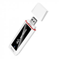 Φορητό Wifi Router Stick Hoco HI43 4G Wifi6 2.4GHz 150Mbps Τροφοδοσίας μέσω USB-A Λευκό 51393