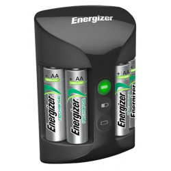 Φορτιστής Μπαταριών Energizer ACCU Recharge PRO για AA/AAA με 4 ΑΑ 2000mAh Μπαταρίες 24616