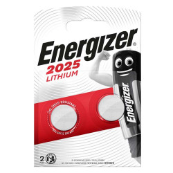 Buttoncell Lithium Energizer CR2025 Τεμ. 2 51473