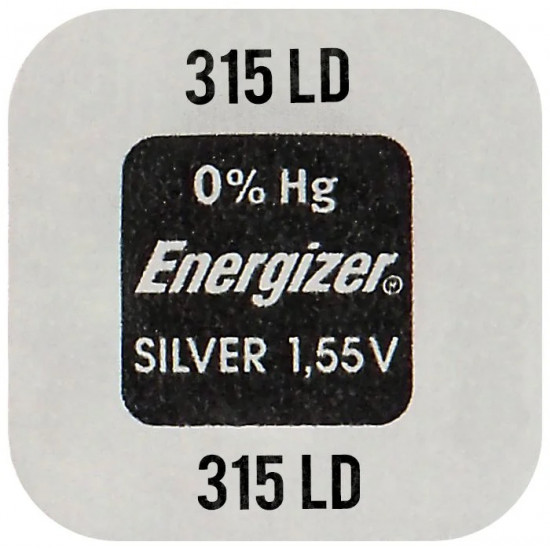 Buttoncell Energizer 315LD SR716SW 1.55V Τεμ. 1 29775
