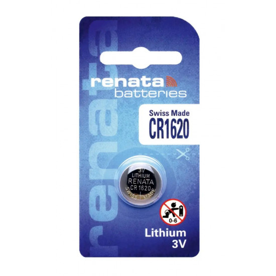 Buttoncell Lithium Electronics Renata CR1620 Τεμ. 1 51516