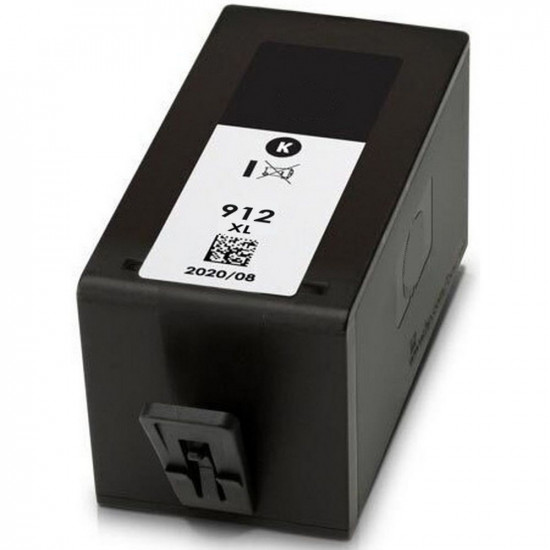 Μελάνι HP Συμβατό 912XL BK (3YL84AE) Σελίδες:1500 Black για Officejet, Officejet PRO 8010e, 8012e, 8014e, 8015e, 8017, 8020, 8022e, 8023 49732