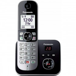 Ασύρματο Ψηφιακό Τηλέφωνο Panasonic KX-TG6861GRB  με Αποκλεισμός Kλήσεων και Αυτόματο Τηλεφωνητή Μαύρο 41304