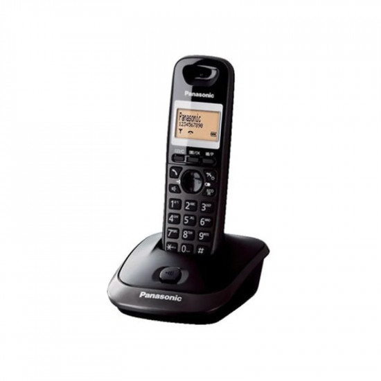 Ασύρματο Ψηφιακό Τηλέφωνο Panasonic KX-TG2511GRT Μαύρο με Αναγνώριση Κλήσεων, Ανοιχτή Συνομιλία και Λειτουργία Eco 04990