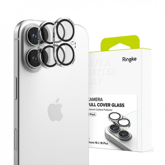 Προστασία Κάμερας Ringke για Apple iPhone 16 16 Plus Διάφανο 2 Τεμαχίων 51785