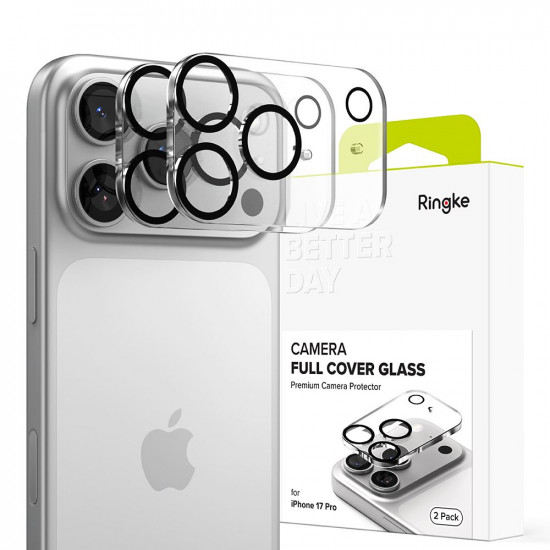 Προστασία Κάμερας Ringke Full Cover για Apple iPhone 17 Pro  Μαύρο 2 Τεμαχίων 51780