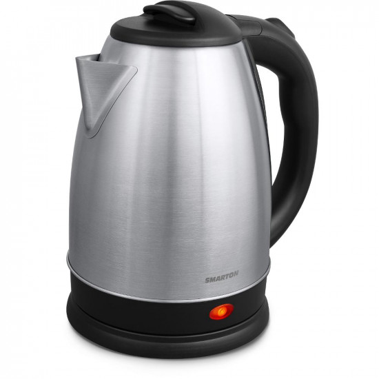 Βραστήρας από Ανοξείδωτο Ατσάλι 1,8lt 1500W Smarton WK 300 Ασημί 42373