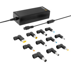 Universal Τροφοδοτικό Laptop Yenkee YAU 90112 90W με 11 Διαφορετικές Κεφαλές και Προστασία απο Υπέρταση και Βραχυκύκλωμα 49771