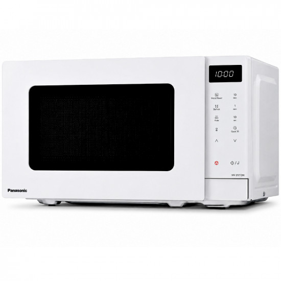 Φούρνος Μικροκυμάτων Panasonic NN-ST21QWEPG 800W με 11 Προγράμματα για Απόψυξη και Ζέσταμα Κούμπια Αφής Χωρητικότητα 20lt Λευκός 51920