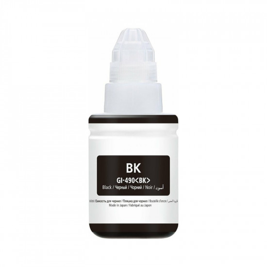 Μελάνι CANON Συμβατό GI-490 BK (0663C001) 135ml Σελίδες:6000 Black για G1400, G2400, G3400 39246