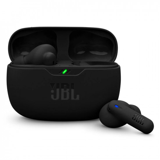 Wireless Hands Free JBL Wave Beam 2 Buds με Pure Bass ANC έως 40 Ώρες Λειτουργίας IP54 και Θήκη Φόρτισης Μαύρα 51991