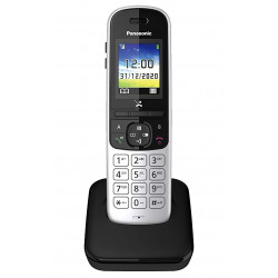 Ασύρματο Ψηφιακό Τηλέφωνο Panasonic KX-TGH710 EU Ασημί με Έγχρωμη Οθόνη 1,8'' 28185