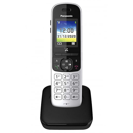 Ασύρματο Ψηφιακό Τηλέφωνο Panasonic KX-TGH710 EU Ασημί με Έγχρωμη Οθόνη 1,8'' 28185