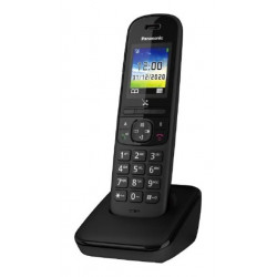 Ασύρματο Ψηφιακό Τηλέφωνο Panasonic KX-TGH710 EU Μαύρο με Έγχρωμη Οθόνη 1,8'' 28184