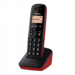 Ασύρματο Ψηφιακό Τηλέφωνο Panasonic KX-TGB610 EU Μαύρο - Κόκκινο με Πλήκτρο Αποκλεισμού Κλήσεων 28090