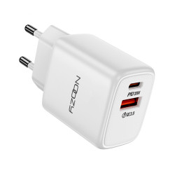 Φορτιστής Ταξιδίου Noozy Rogue E35 PD30W+QC3.0 USB-C Max PD 30W USB-A Max 18W Λευκό 49935