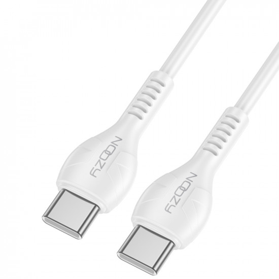 Καλώδιο Σύνδεσης και Φόρτισης A45 Power USB-C σε USB-C Fast Charging 60W+Apple PD27 Λευκό 1m 49941