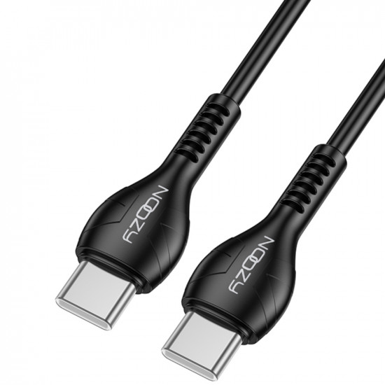 Καλώδιο Σύνδεσης και Φόρτισης A45 Power USB-C σε USB-C Fast Charging 60W+Apple PD27 Μαύρο 1m 49943