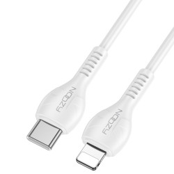 Καλώδιο Σύνδεσης και Φόρτισης A45 Power USB-C σε Lightning Fast Charging 30W 3A Λευκό 1m 49946