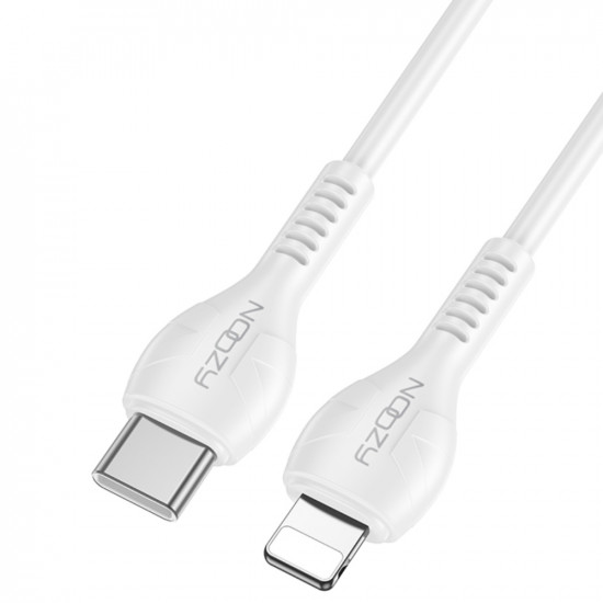 Καλώδιο Σύνδεσης και Φόρτισης A45 Power USB-C σε Lightning Fast Charging 30W 3A Λευκό 1m 49946