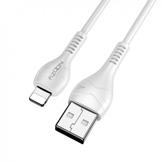 Καλώδιο Σύνδεσης και Φόρτισης Noozy A45 USB σε Lightning Λευκό 1m 49948