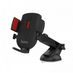 Βάση Στήριξης Αυτοκινήτου Hoco. CAD01 Easy-lock με 360 Περιστροφή Μαύρο - Κόκκινο 27290
