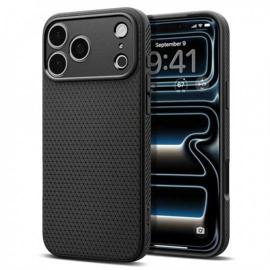 Θήκη Spigen Liquid Air για Apple iPhone 17 Pro Max Ματ Μαύρο 51578