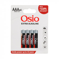 Osio LR03EO4B Αλκαλικές μπαταρίες Blister 4τμχ AAA Extra