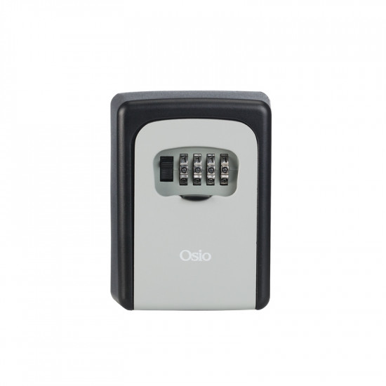 Οsio OSB-3680-BL/GR Μαύρη/Γκρι κλειδοθήκη από αλουμίνιο με συνδυασμό 4 ψηφίων – 9 x 4 x 12cm
