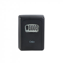 Οsio OSB-3680-BL Μαύρη κλειδοθήκη από αλουμίνιο με συνδυασμό 4 ψηφίων – 9 x 4 x 12cm