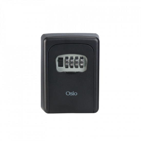 Οsio OSB-3680-BL Μαύρη κλειδοθήκη από αλουμίνιο με συνδυασμό 4 ψηφίων – 9 x 4 x 12cm