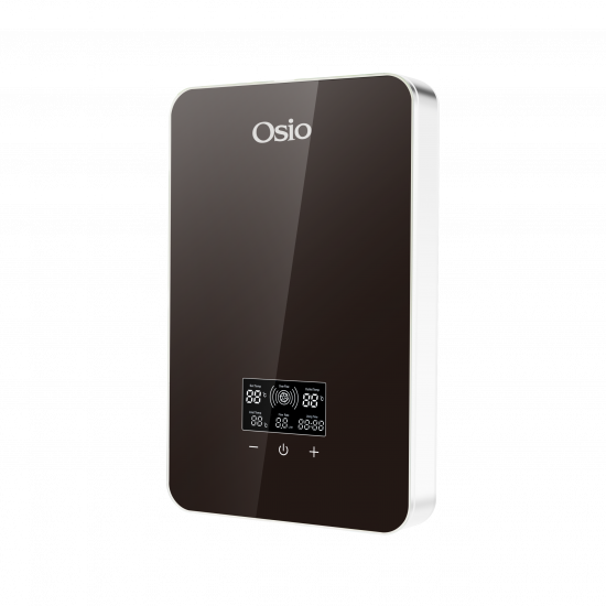 Osio OHF-2890B Ηλεκτρικός Ταχυθερμαντήρας Τοίχου Μπάνιου Μαύρος 8,5 kW με Ψηφιακή Οθόνη