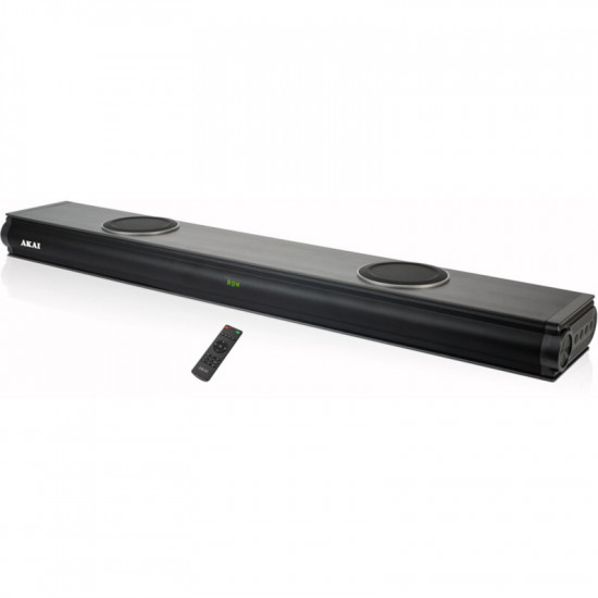 Akai ASB-29 Soundbar με Bluetooth, USB, Aux-In, οπτική ίνα και HDMI – 100W RMS