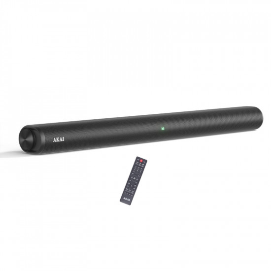 Akai ASB-6L Soundbar 2.0 καναλιών με Bluetooth, USB, Aux-In, HDMI, TWS, TX, FM, COAX, OPT, LED, EQ και τηλεχειριστήριο-60W RMS