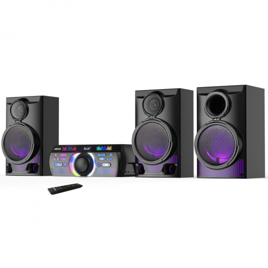 AKAI Trinitone Sound Fusion System 3.1 Ηχοσύστημα Home Entertainment με Bluetooth 5.0, 180W RMS