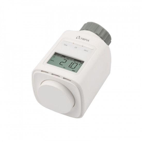 Olympia ΗΤ 430-23Α (73036) Θερμοστατική βαλβίδα καλοριφέρ με ημερήσια ρύθμιση θερμοκρασίας